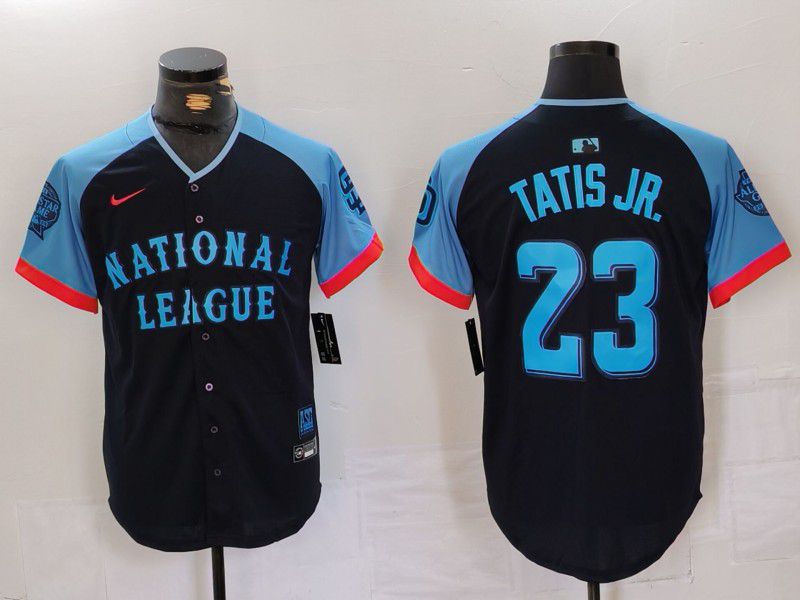 Men San Diego Padres #23 Tatis jr Blue All star 2024 Nike MLB Jersey style 1->san diego padres->MLB Jersey